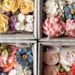 Sefiirililleaed kinkekarp söödavate lilledega õunasefiirist Tallinn