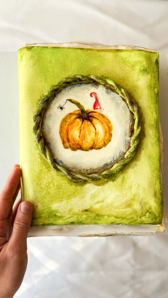 Portfoolio erikujuline tort raamat