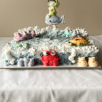 Laste magustoidud karakteriga erikujuline lastetort vahukommidega