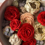 Sefiirililleaed luksuslik kinkekarp sefiirililledega naisele