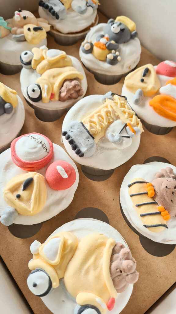 Portfoolio tassikoogid lastele vahukommidega