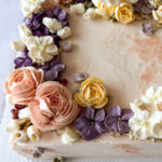 Kreemlillede portfoolio Tort kreemlilledega