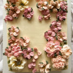 Kreemlillede portfoolio Tort kreemlilledega