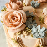 Kreemlillede portfoolio Kreemliledega tort