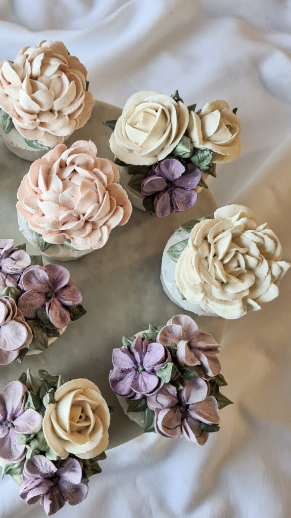 Portfoolio tassikoogid lilledega