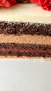 Tortide maitsevalikud šokolaadi-vaarika sacher tordi täidis