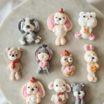 Laste magustoidud karakteriga vahukommid tüdrukutele