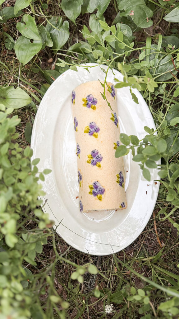 Portfoolio käsitöö Korea piltbiskviit mustikad