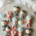 Laste magustoidud karakteriga vahukommid poistele